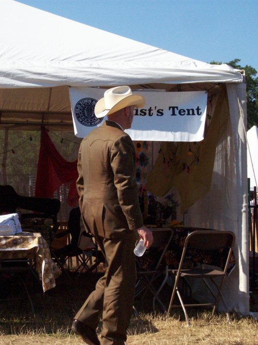 Portrait of a Roots Musician at a Festival